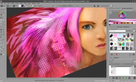 Krita: ������ ����������� � ������