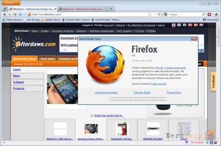 ����������� ������ �� Firefox 4