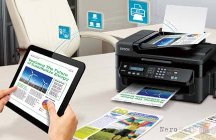 ����� Epson L550 � ������������������� ���������� � ����