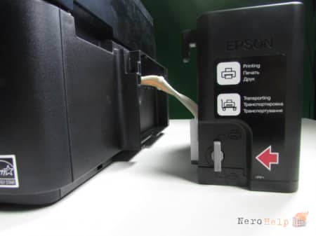 ����� Epson L550 � ������������������� ���������� � ����