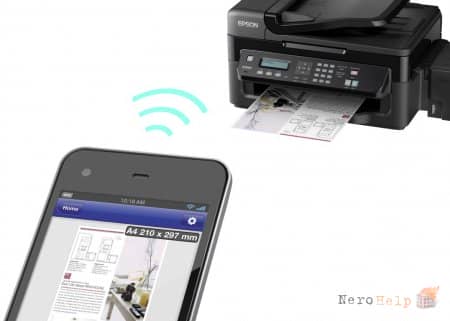 ����� Epson L550 � ������������������� ���������� � ����
