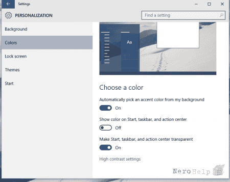 ��������� ������ ��������� Windows 10: �����