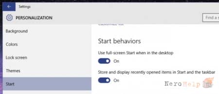 ��������� ������ ��������� Windows 10: ���� � �����