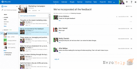 ����� ���������� ��������� � Office 365