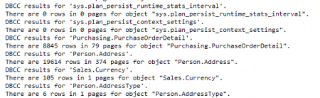 ���� �������� � ���� ������ SQL Azure ������ 12: DBCC