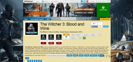 ���������� "����� � ����" ��� The Witcher 3: Wild Hunt �������� � ������� 26 ������