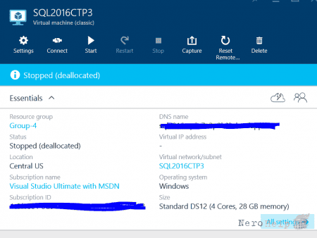��� ������� ��������� SQL Server 2016 CTP 3