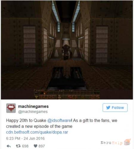 Quake - ������ Wolfenstein: The New Order ��������� ��� ���� ����� ������ � ����� �� 20-�����