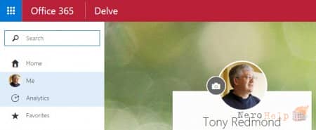 ����������� �� ������� �������� � ������� Delve Analytics