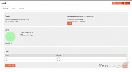 ����� NAS RockStor 3.8.7