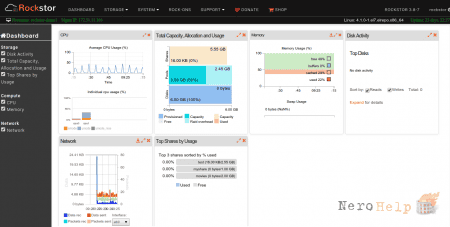 ����� NAS RockStor 3.8.7