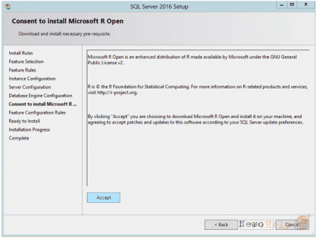 ������ ����������� �� ��������� SQL Server 2016