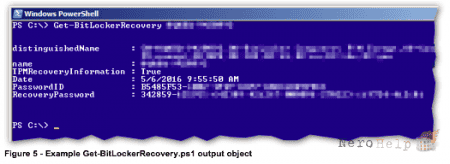�������� ���������� �������������� ��� BitLocker �� AD � ������� PowerShell