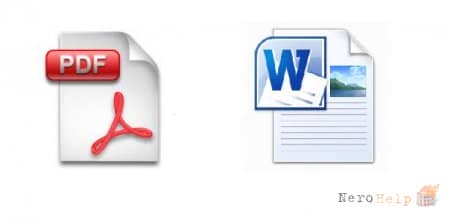 ��� ������� ����� � �������� .doc � PDF?