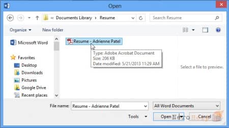 ��� ������� ����� � �������� .doc � PDF?