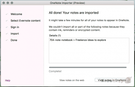 ���������� �������� �� Evernote � OneNote ��� Mac
