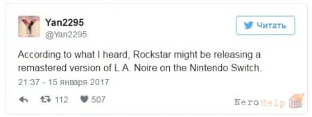 �������� L.A. Noire ��������� � ������ �� Nintendo Switch?