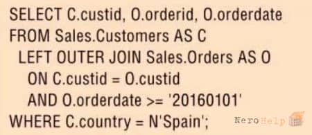SQL Server: �������� WHERE. �����������