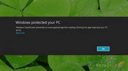 �������� Windows SmartScreen - ��������� ����������� �������