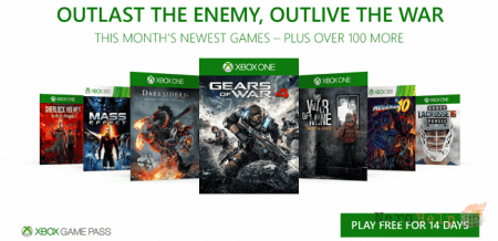 Xbox Game Pass - � ������� � ������ ���������� ��� ����� ��������� Gears of War 4 � Sherlock Holmes: The Devil�s Daughter