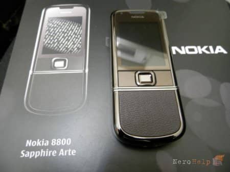�������� ����������� Nokia 8800: �������� ������ � �������� �����