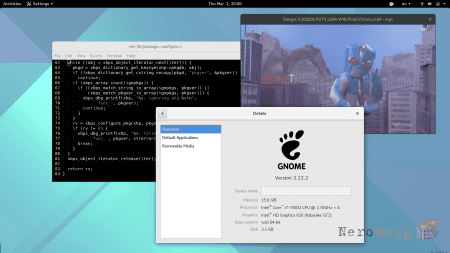 ����� Gnome 3.22