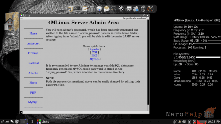 ����� Linux-������������ 4MLinux 21.0