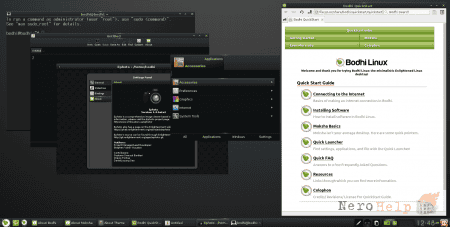 ����� Linux-������������ Bodhi Linux 4.0