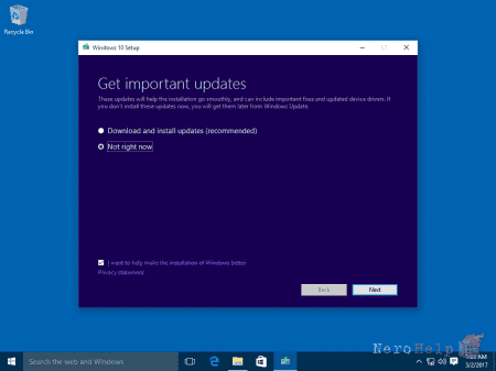 ����� ������������ �������� ���������� ���������� Windows 10