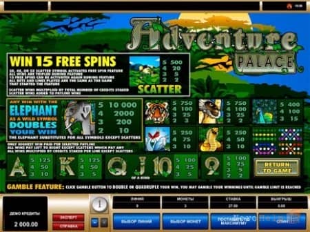 Adventure Palace - ��������� ����� | ������ ������