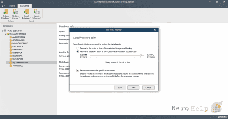 ��������� Veeam Explorer for Microsoft SQL Server