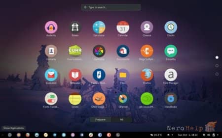 ����� Korora 26 Gnome
