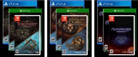 ����������� ��������� RPG Planescape: Torment, Icewind Dale, Baldur's Gate � Baldur's Gate 2 � Neverwinter Nights ������ �� ��������