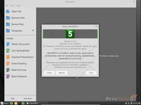 ����� ������������ Mint Debian Edition 3