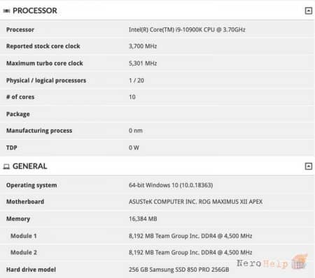 ��������� Core i9-10900K �������� ������������� ����������� �� 5,3 ���