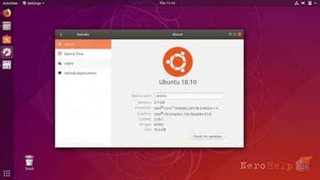 ����� Ubuntu 18.10