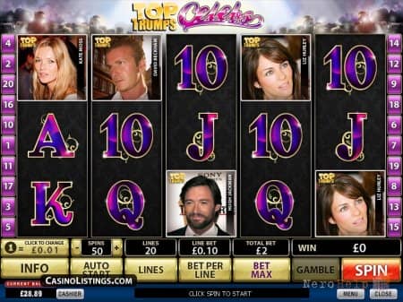 ����� Top Trumps Celebs | ����������� ������� Joycasino