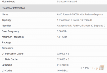 ��������� Ryzen 9 5900H �������� �� 25 % ������� ���������������