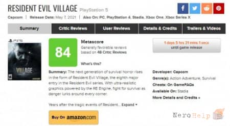 ������ ������ Resident Evil Village  - �������� ����, �� ���� 7-� �����
