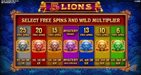 ����� 5 Lions | Legzo Casino