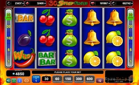 ����� 30 Spicy Fruits | Vulcan Stars