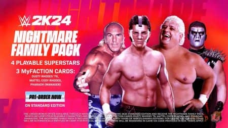 ����� WWE2K24 ��������� ������: � ���� ����� ����� ���� ������ � �����, ����������� 40-����� WrestleMania