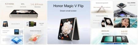 Honor Magic V Flip: ����������� � ������� �������� �� 4 �����, ����� Snapdragon 8+ Gen 1 � �������� �� 4800 ��� �� $690