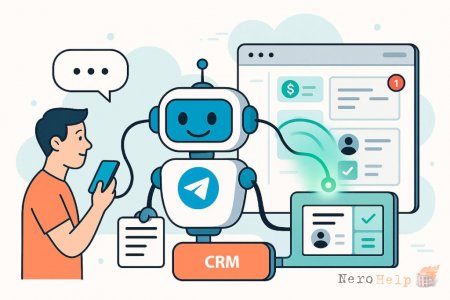 ���������� Telegram � CRM: ��� ������������ ������� � ��������� �������� � ����� ����
